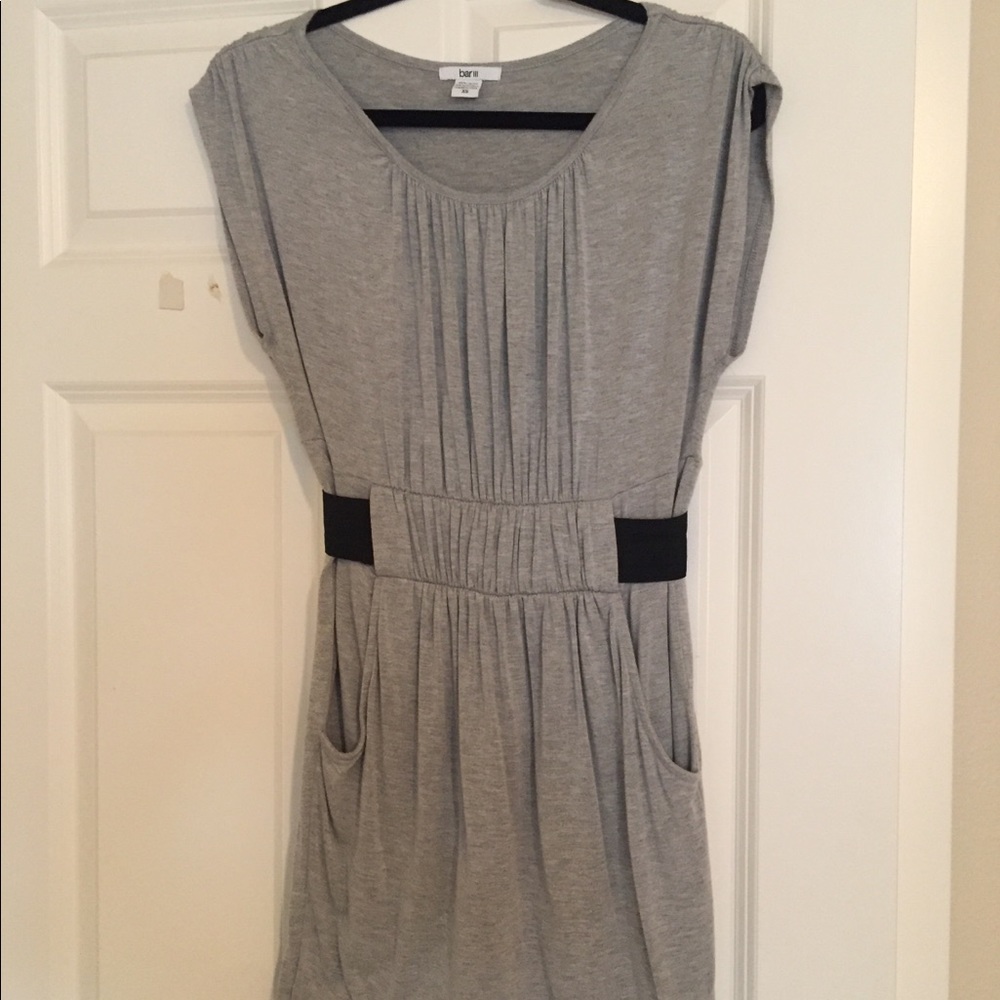 Bar III Super Flattering Grey Dress
